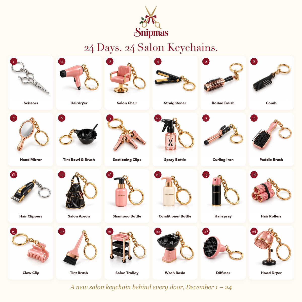 Hair dressers advent